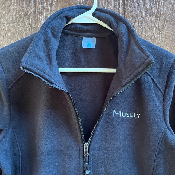 NEW Musely Black Fleece Zip-up Jacket Size Large - Picture 4 of 9